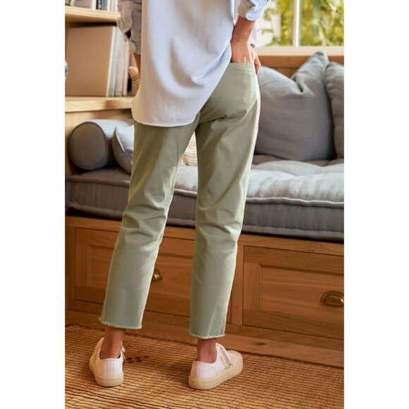 Frank & Eileen Wicklow The Italian Chino in Sage Green Size 0 - Picture 2 of 9